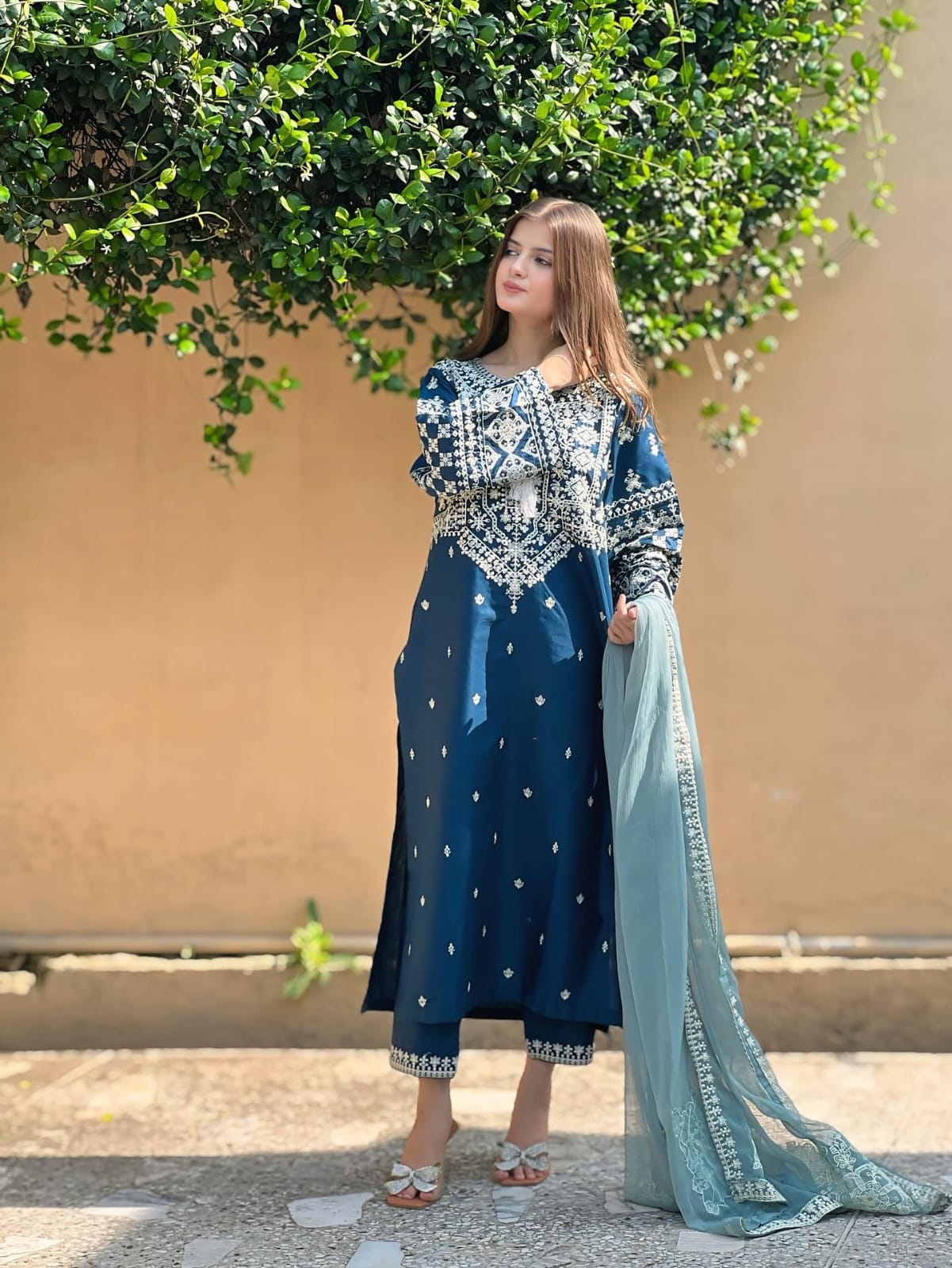 ZARA Emb 3PC – Cotton Lawn-ElahiNoor
