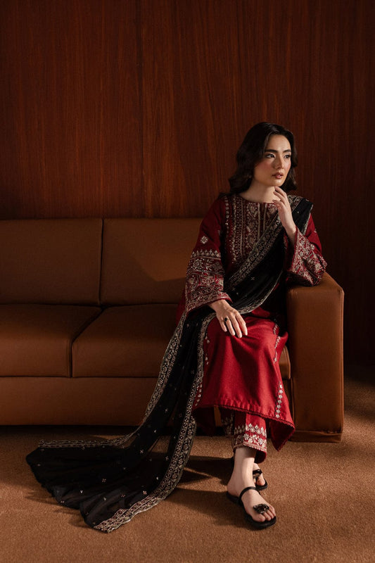 Royal Pret 3Pc – Embroidered Lawn Dress