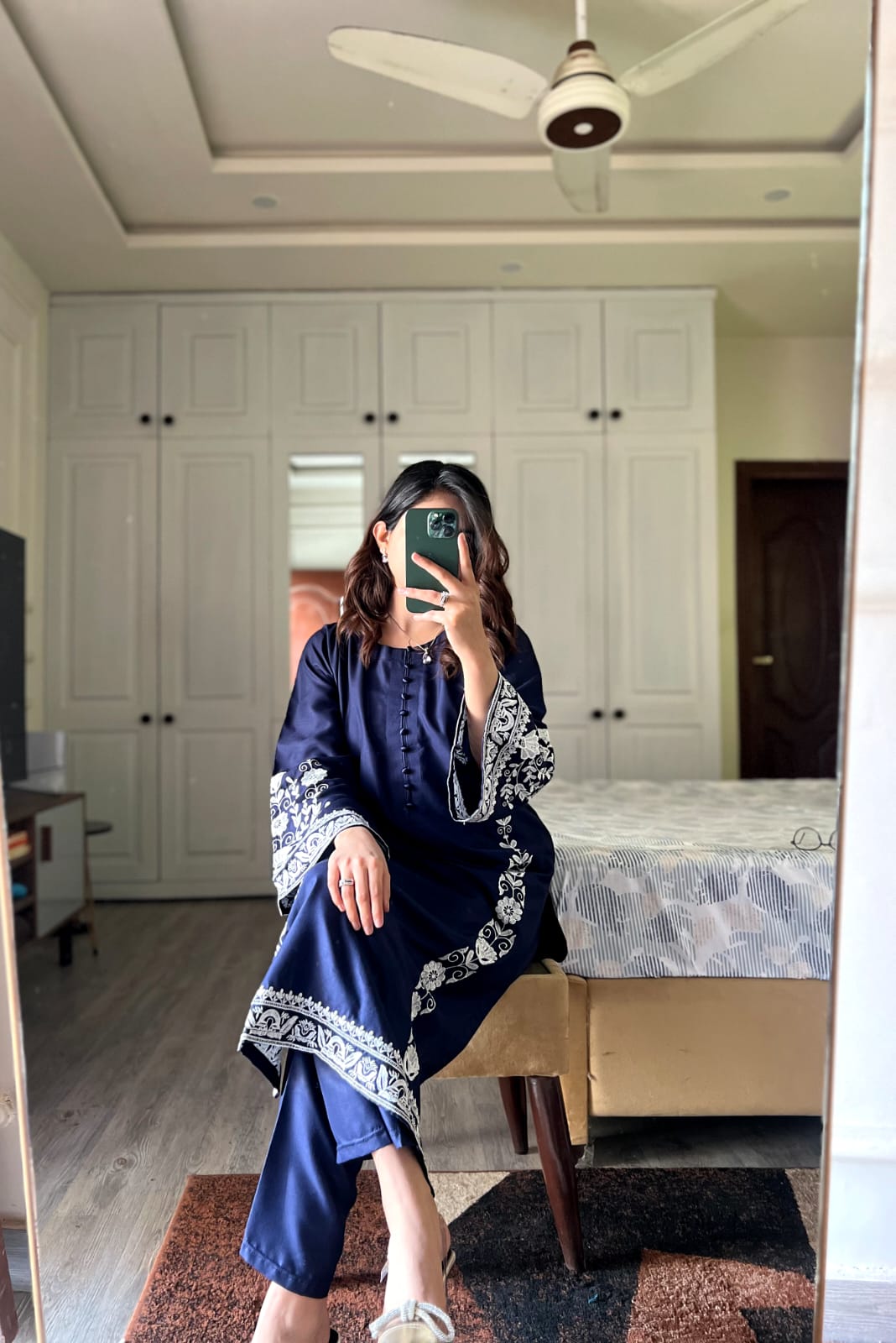 Arzu Emb Premium Lilen (Stitched 2Pc )