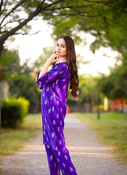 Block Print 2Pc Stitched Arabic Lawn