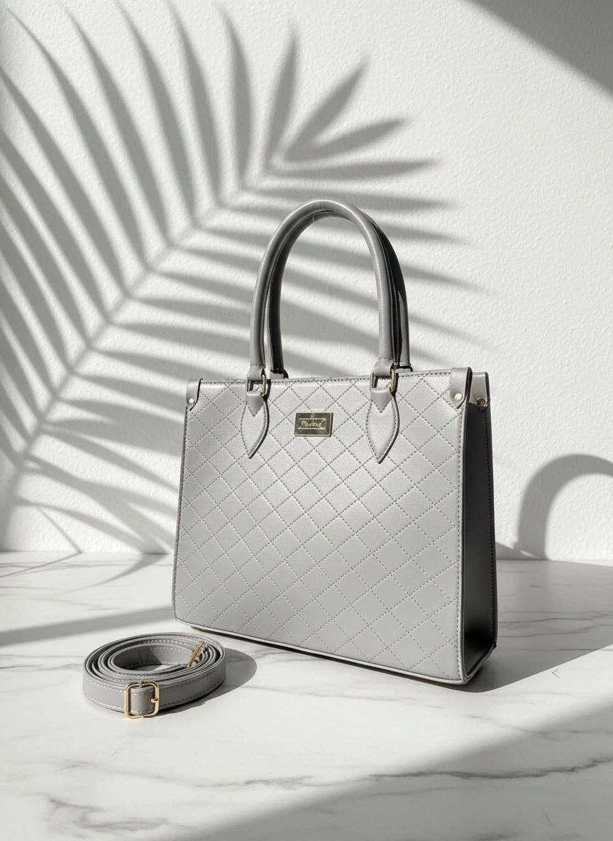 QUILTED TOTE HAND BAG
