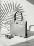 QUILTED TOTE HAND BAG