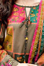 Zarmina Olive 3Piece