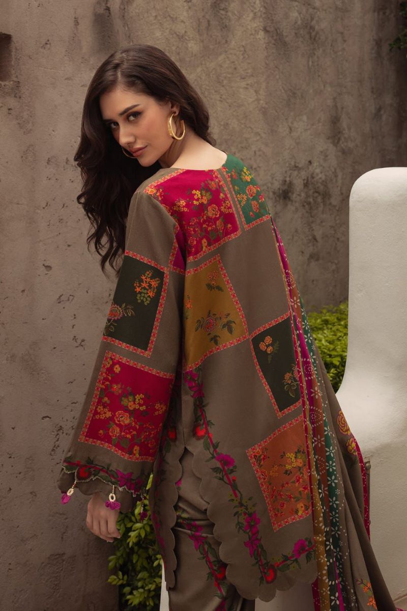 Zarmina Olive 3Piece