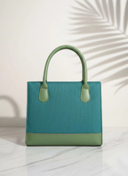 TEAL GREEN HAND BAG