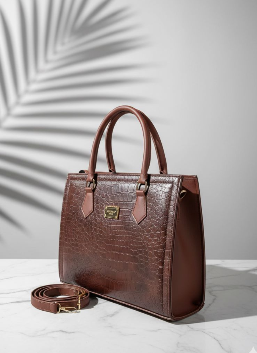 CROCO ELITE HAND BAG