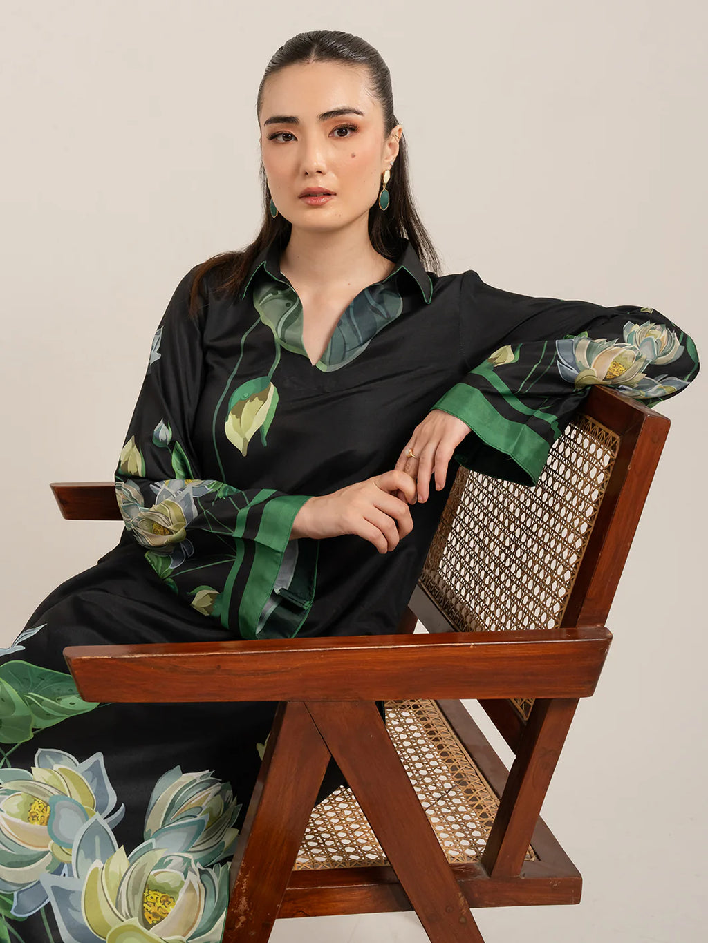 Izle Black – Digital Printed Coord Set