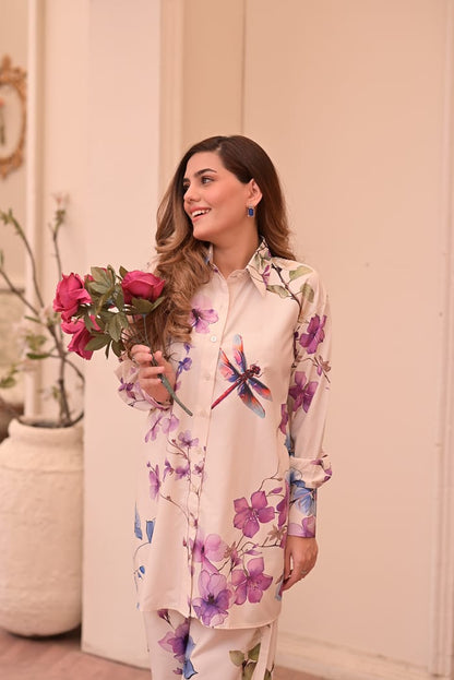 Elegant semi-formal stitched 2PC suit for women