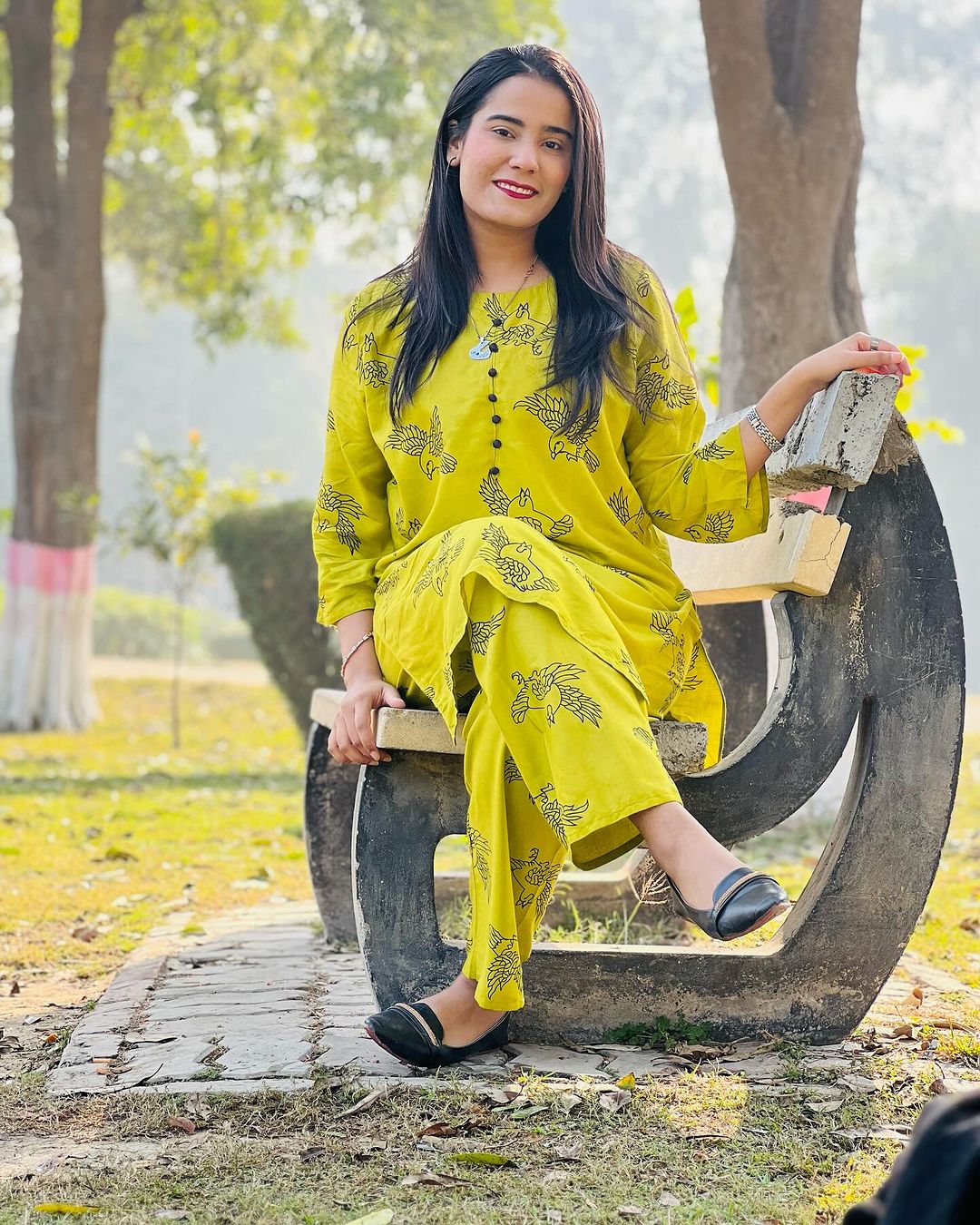 Sparrow Style 2Pc Stitched Arabic Lawn