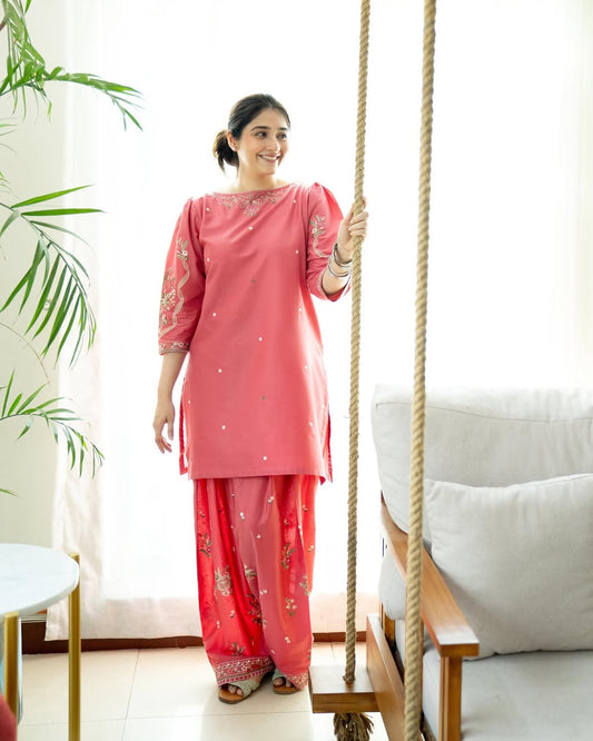 Mehak Embroidery 2Pc – Farshi Style