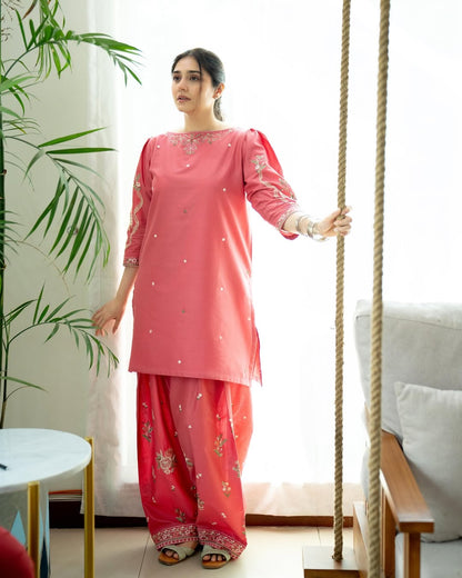 Mehak Embroidery 2Pc – Farshi Style