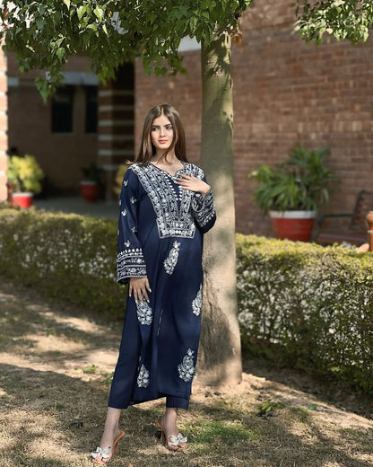 DAZZEL Emb (Stitched-2Pc)-ElahiNoor
