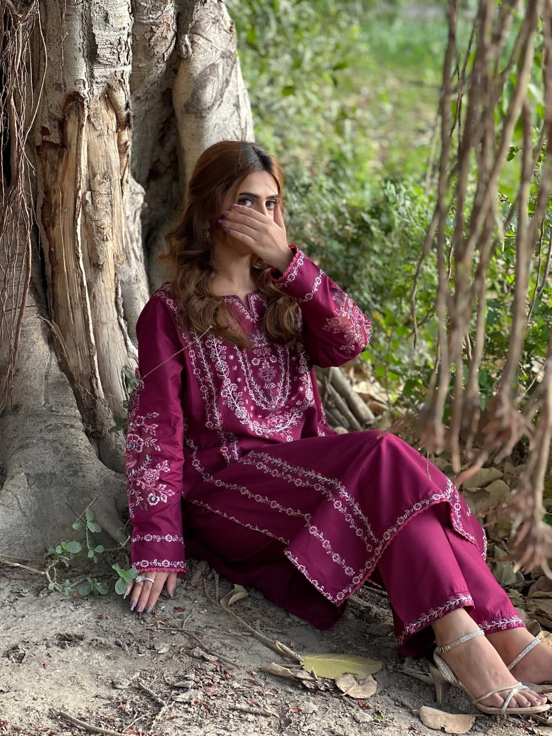 ZEENAT Emb (Stitched 2pc) - ElahiNoor