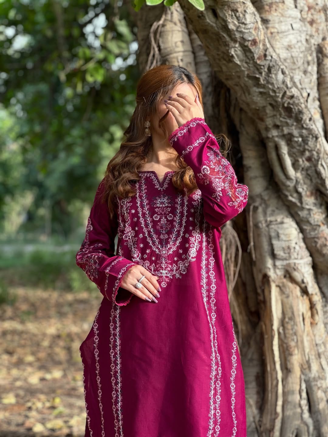 ZEENAT Emb (Stitched 2pc) - ElahiNoor