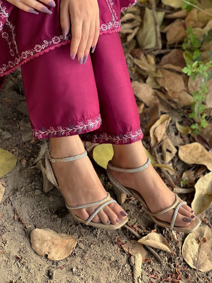 ZEENAT Emb (Stitched 2pc) - ElahiNoor