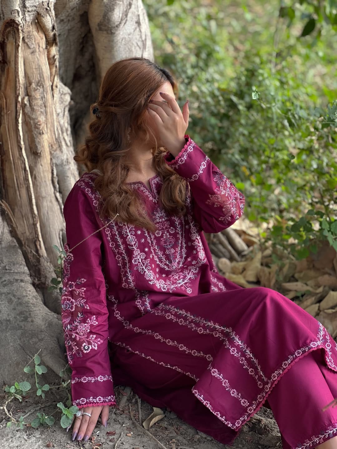 ZEENAT Emb (Stitched 2pc) - ElahiNoor