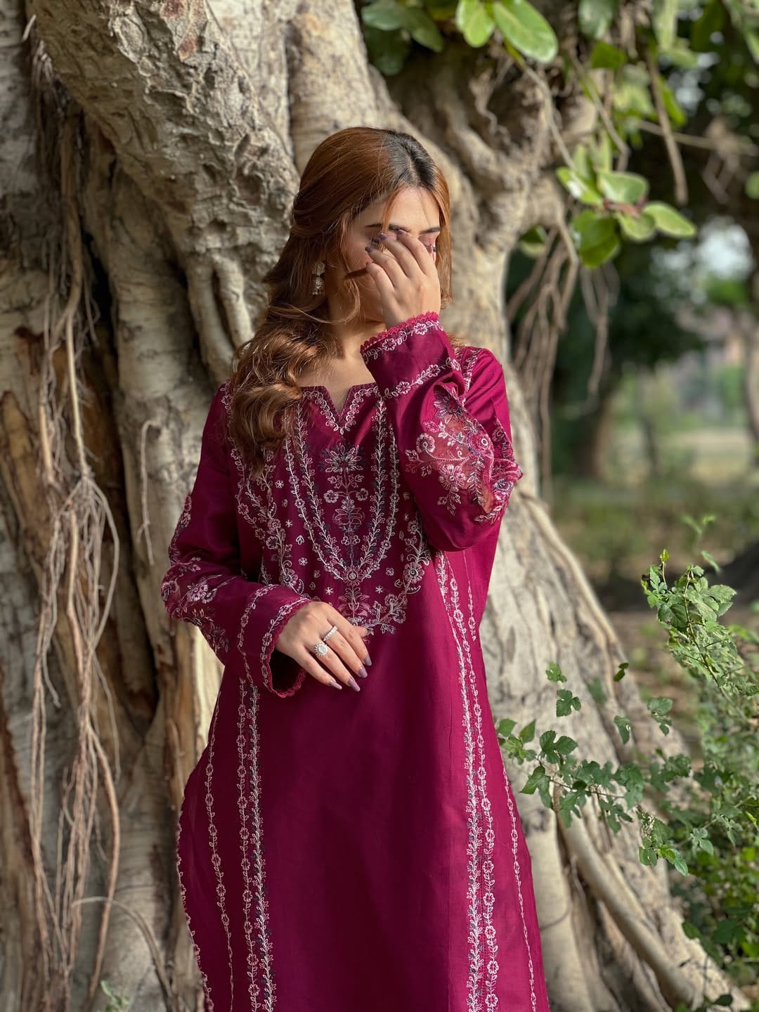 ZEENAT Emb (Stitched 2pc) - ElahiNoor