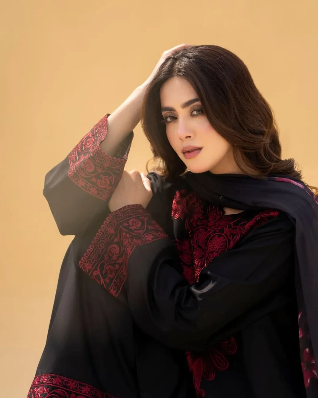 MAHI-NOOR Embroidery 3PC Suit