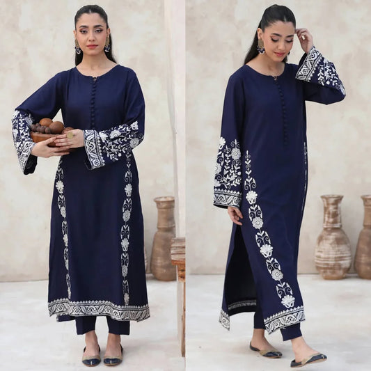 Arzu Emb Premium Lilen (Stitched 2Pc )