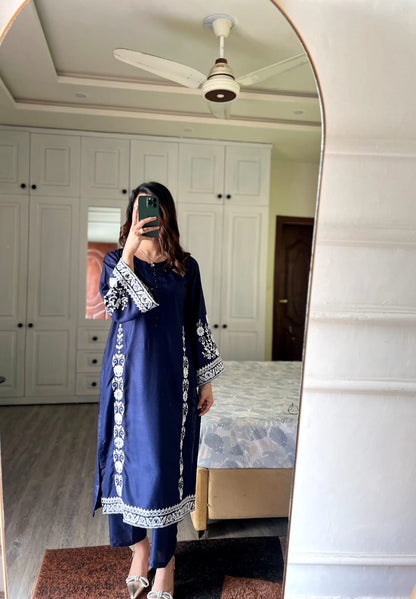 Arzu Emb Premium Lilen (Stitched 2Pc )