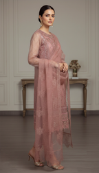 MAUVE ORGANZA