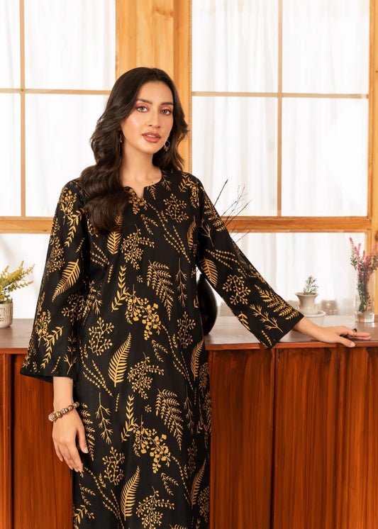 Petal Design Lilen 2Pc Block Print-Stitched