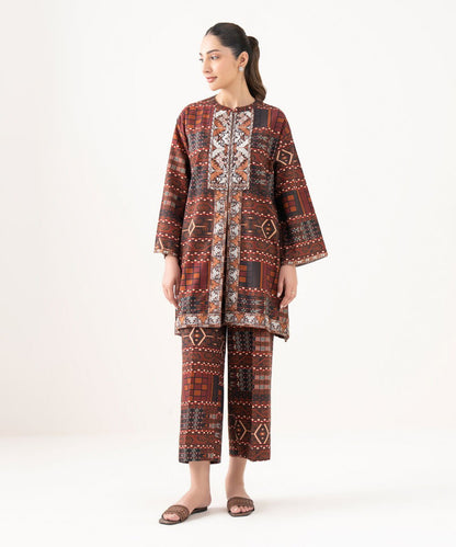 The 'Astro Ruby' - Designer Inspired 2PC Stitched Suit