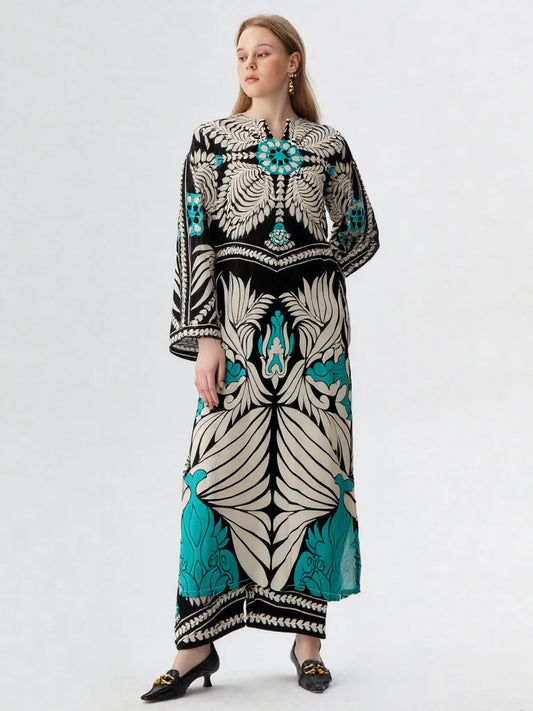 KOPAR Western 2PC Long Suit for Women